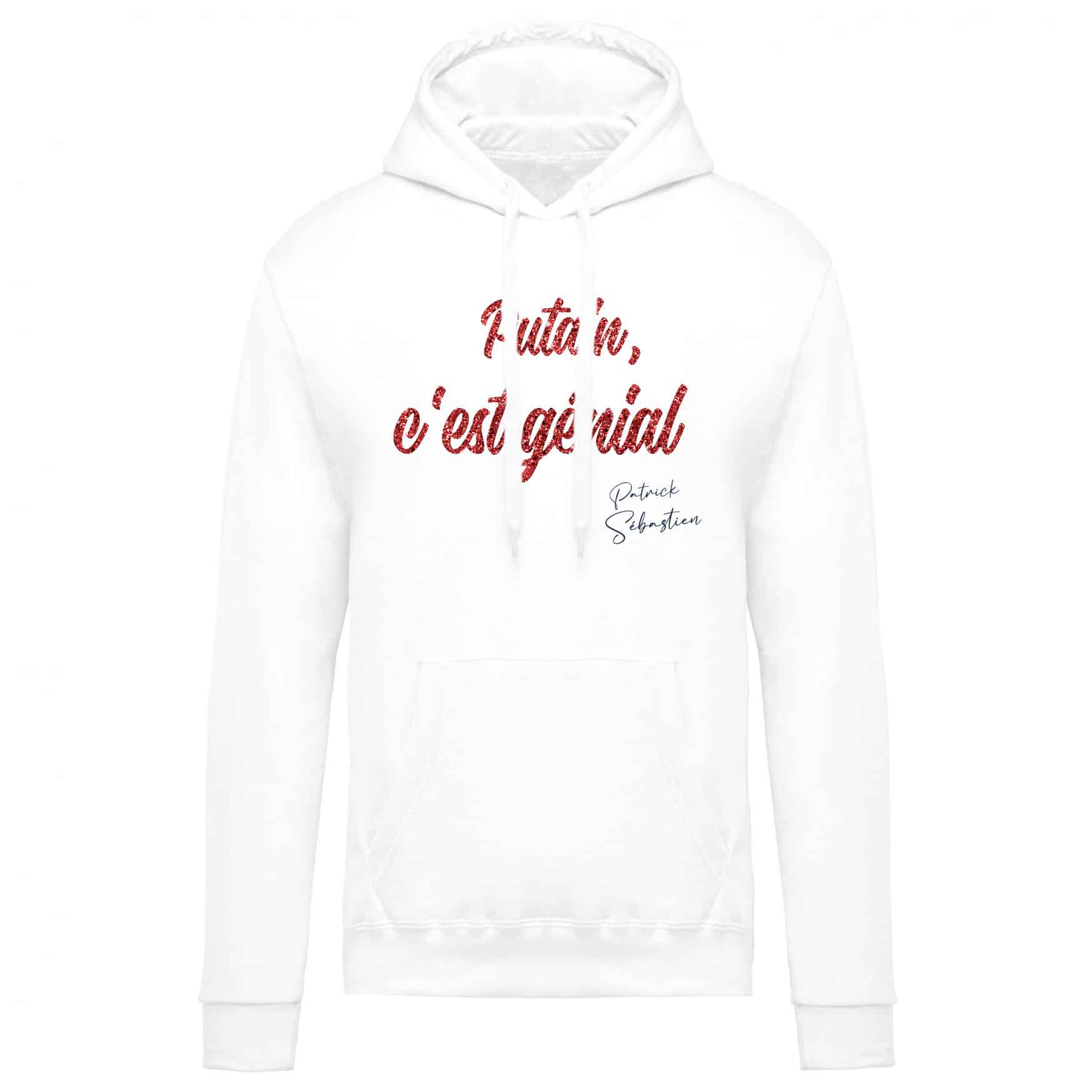 PATRICK SEBASTIEN MEN'S SWEATSHIRT "DAMN IT'S AWESOME!"-6