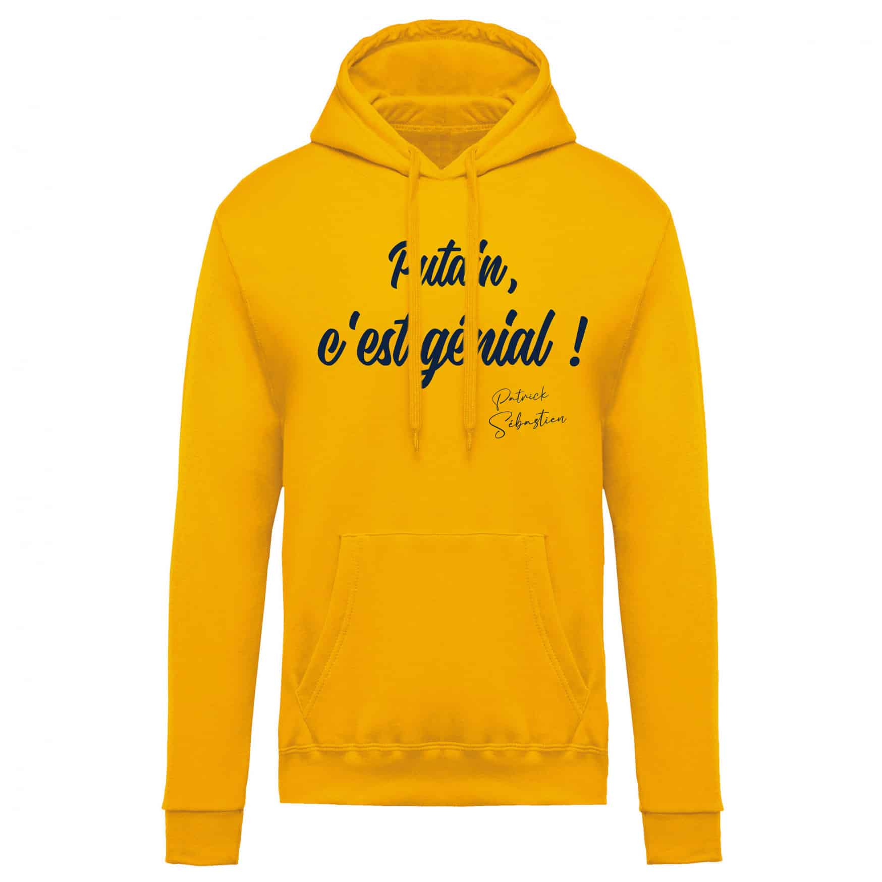 PATRICK SEBASTIEN MEN'S SWEATSHIRT "DAMN IT'S AWESOME!"