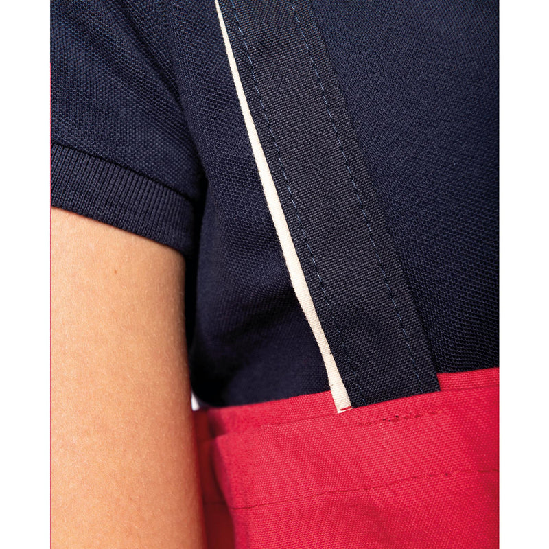 Sac tricolore Origine France, détail des anses