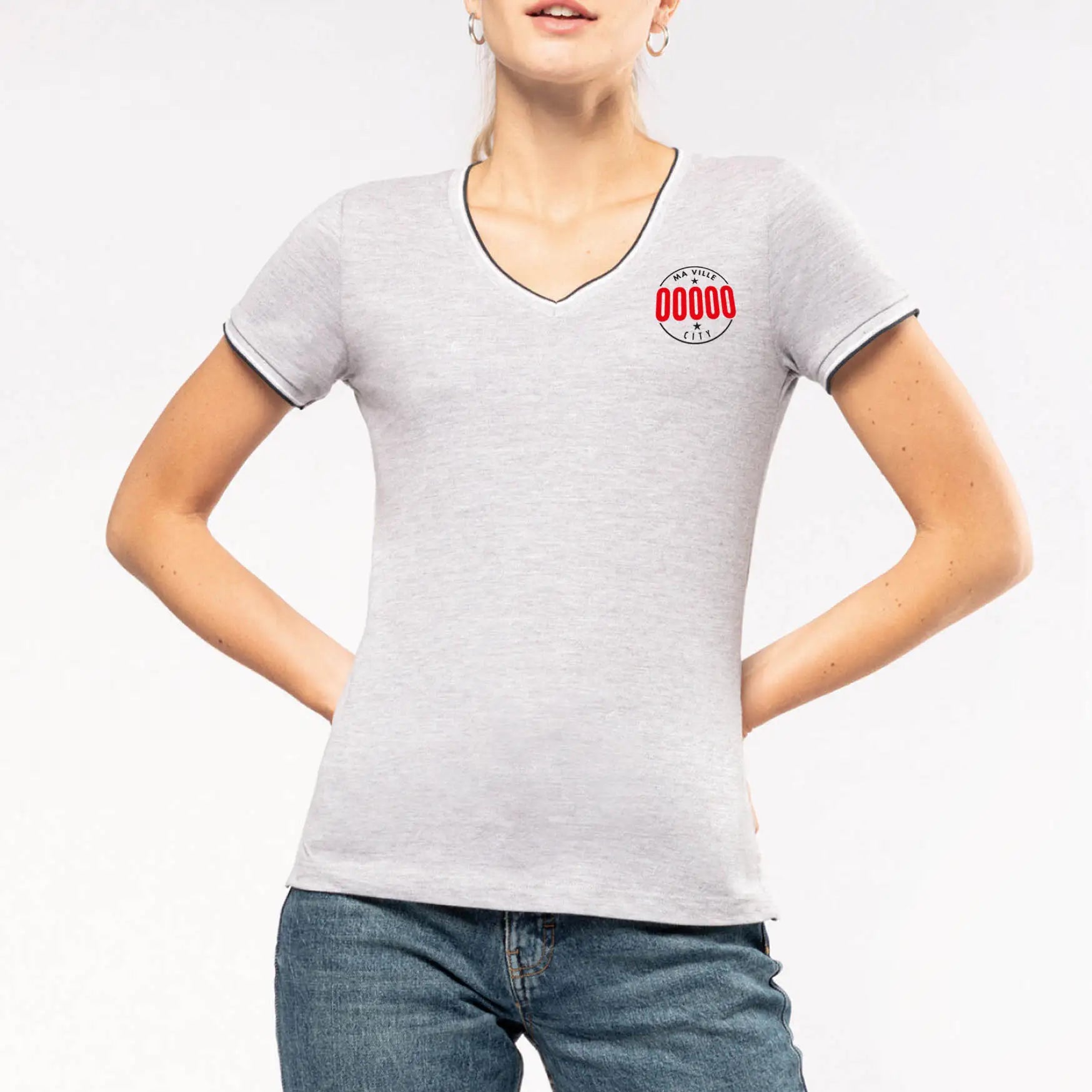 t-shirt maille piquée femme