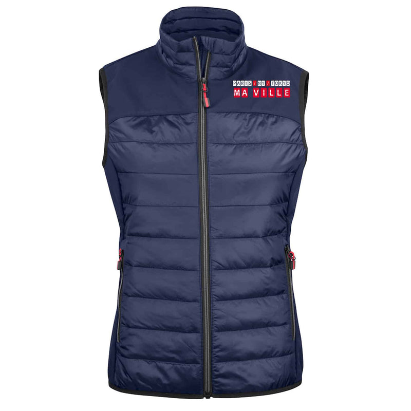 Women's Sleeveless Puffer Jacket-1