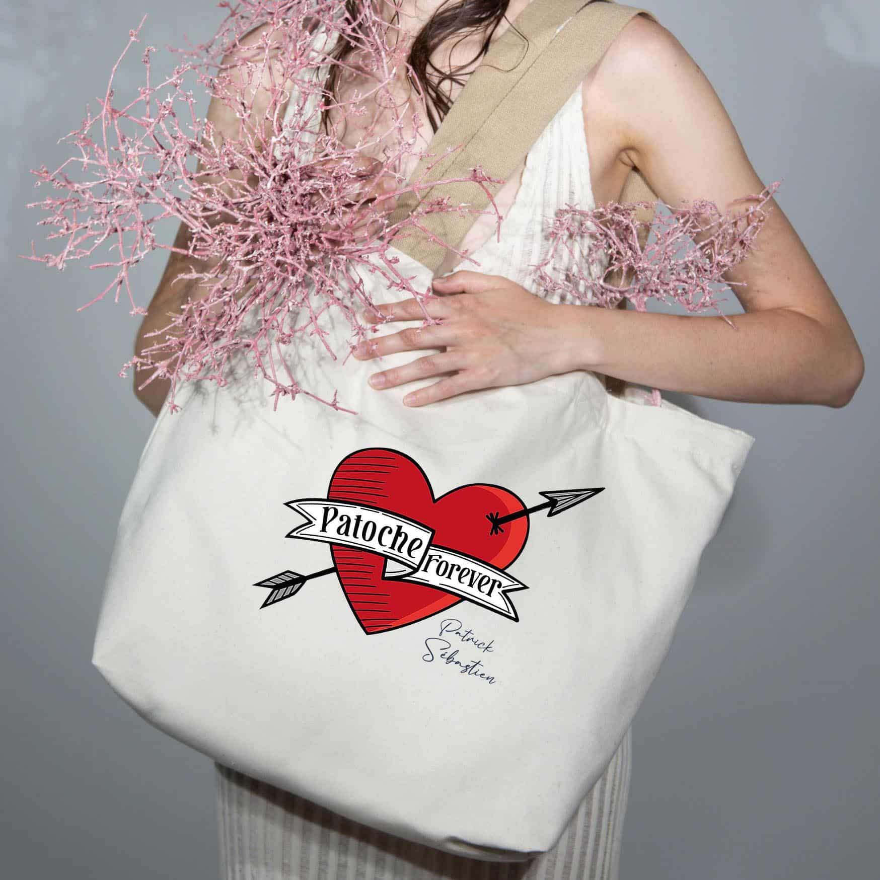 Large Recycled Bag "PATOCHE FOREVER"-1