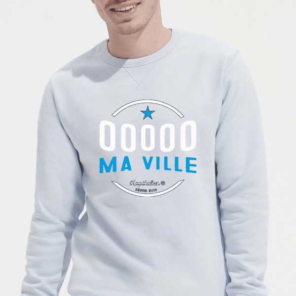 Sweat Col Rond Homme personnalisé-1