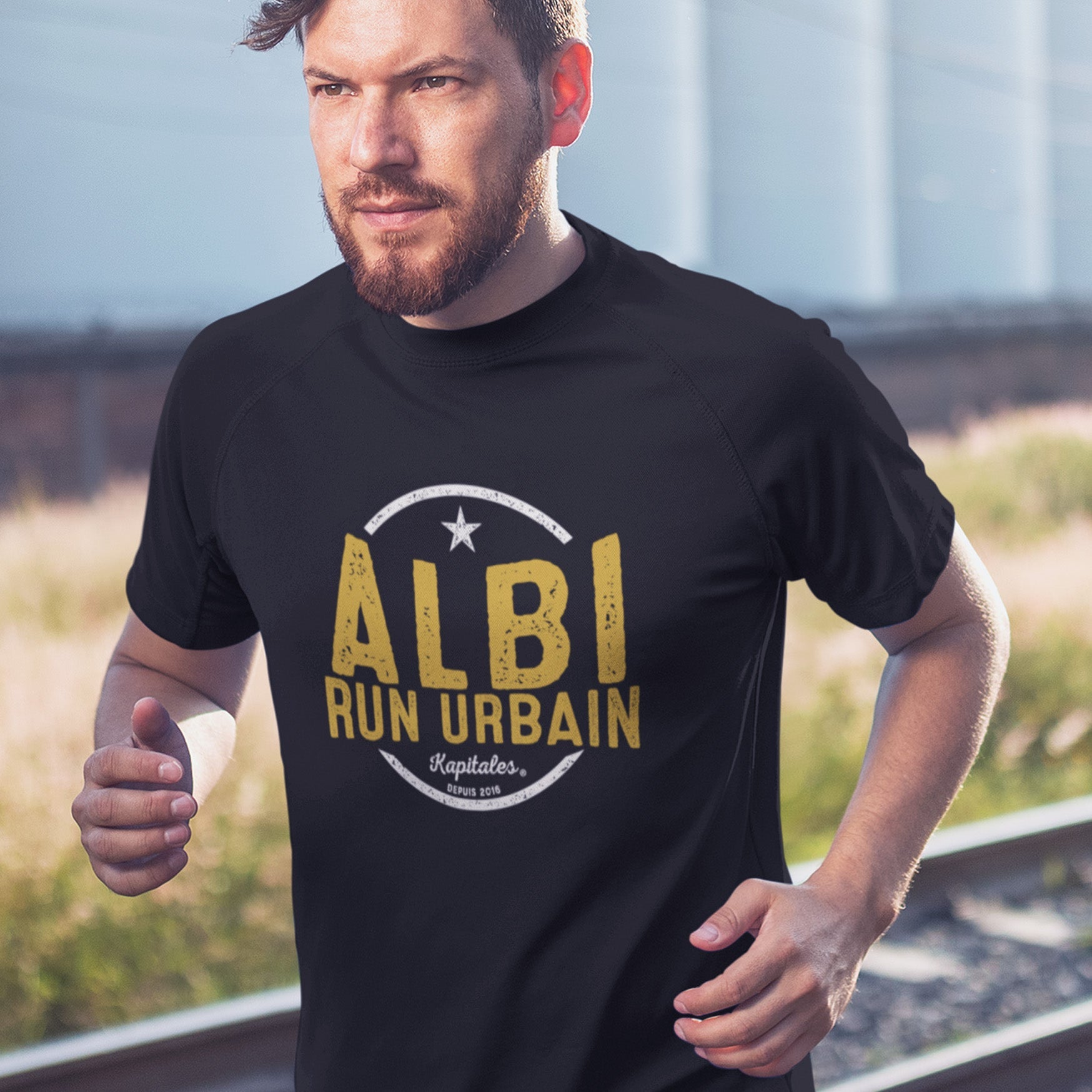 Men's Albi Run Sport T-shirt-1