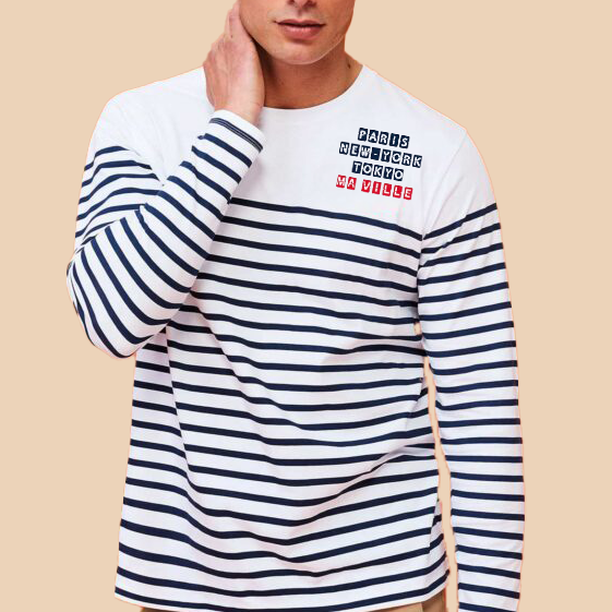 Marinière Manches Longues Homme
