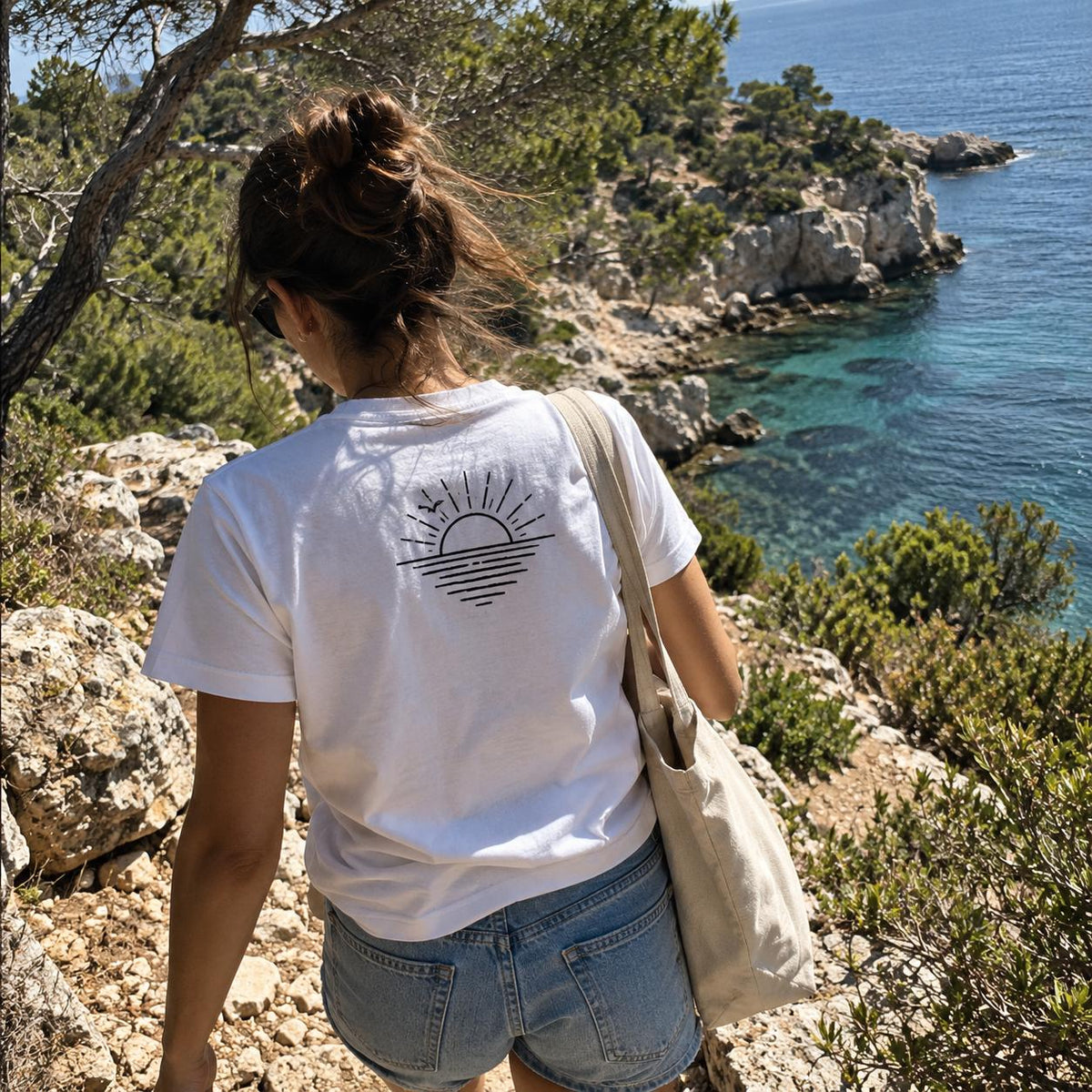 T-shirt Femme Côte d'Azur