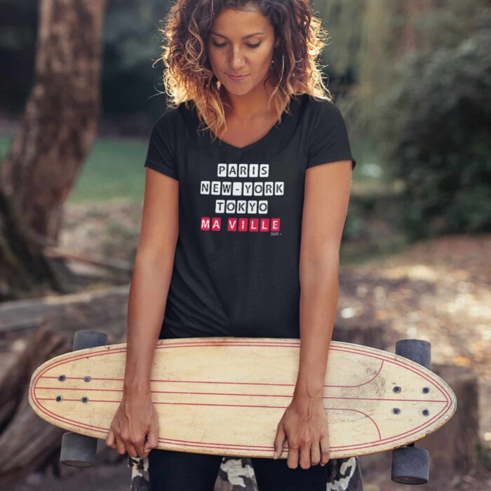 t-shirt femme bio kapitales