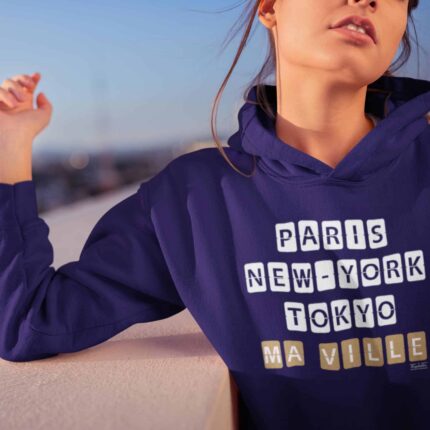 Sweat capuche femme kapitales