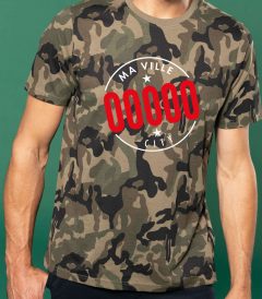 t-shirt camouflage homme personnalisé kapitales
