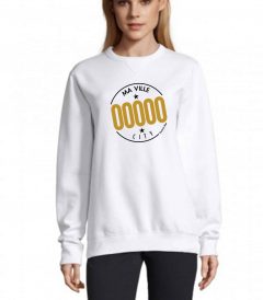 sweat col rond femme