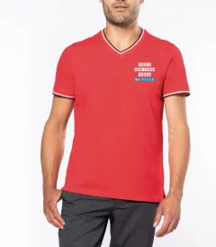 t-shirt maille piquée homme